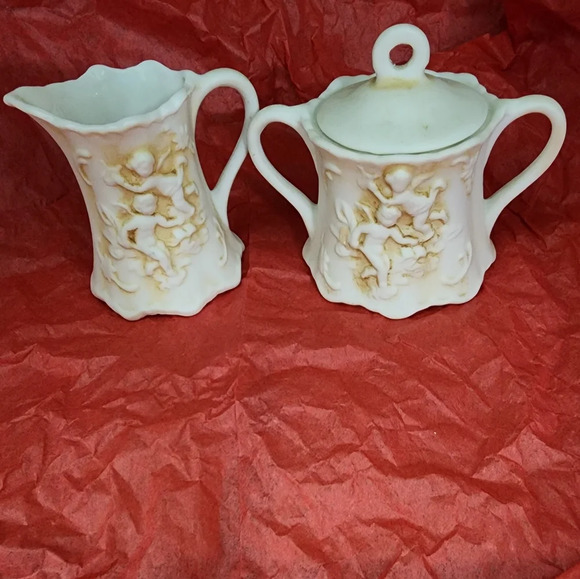 🍶Vintage Minature Cream & Sugar Set - Picture 1 of 9